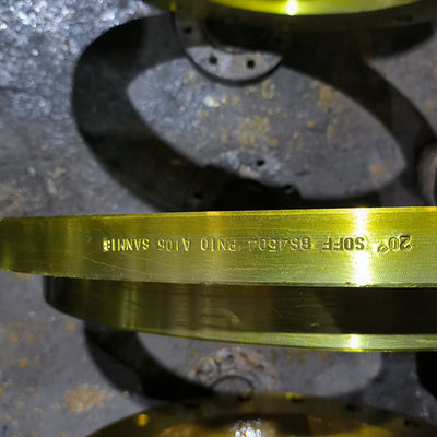 jakość  Slip On ANSI Pipe Flange Yellow Painting SCH5s-SCH160 Wall Thickness fabryka